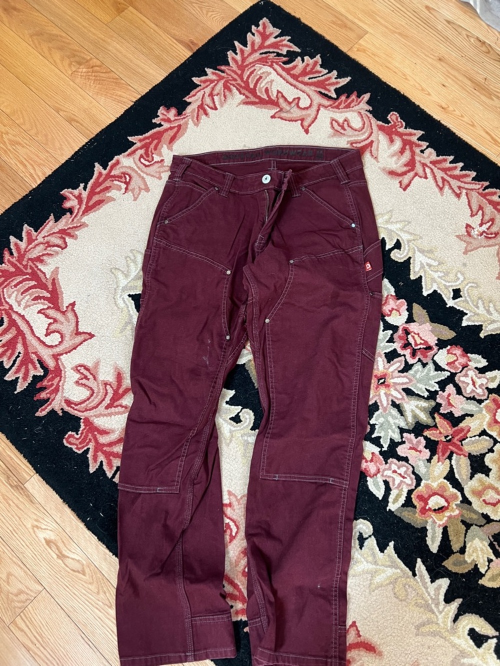 Women’s Burgundy Utility Pants